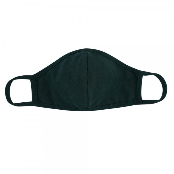Wholesale adults Reusable Solid Color T Shirt Cloth Mask Seam Machine Wash Cold