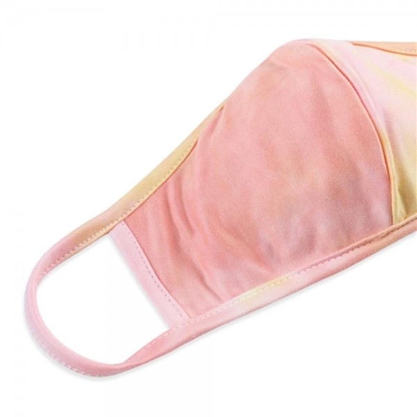 KIDS Reusable Tie-Dye T-Shirt Cloth Face Mask with Seam.

- Machine Wash in Cold
- Mild Detergent
- Lay Flat to Dry
- Do Not Bleach
- Reusable Face Mask
- These Mask have NO Filter
- One Size Fits Most KIDS (Ages 5-11)
- Exterior Material: 95% Polyester / 5% Spandex
- Interior Material: Cotton Blend in Ivory or White

These Masks Are Not For Professional Use and Not Medically Rated. These Masks Have No Proven Effectiveness Against Any Viruses.