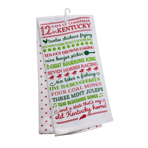 Wholesale holiday Tea Towel Days Christmas Kentucky