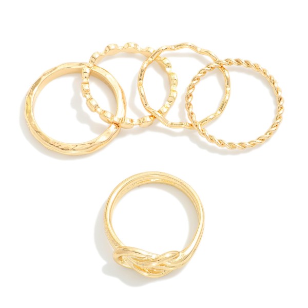Wholesale set Five Stackable Rings
