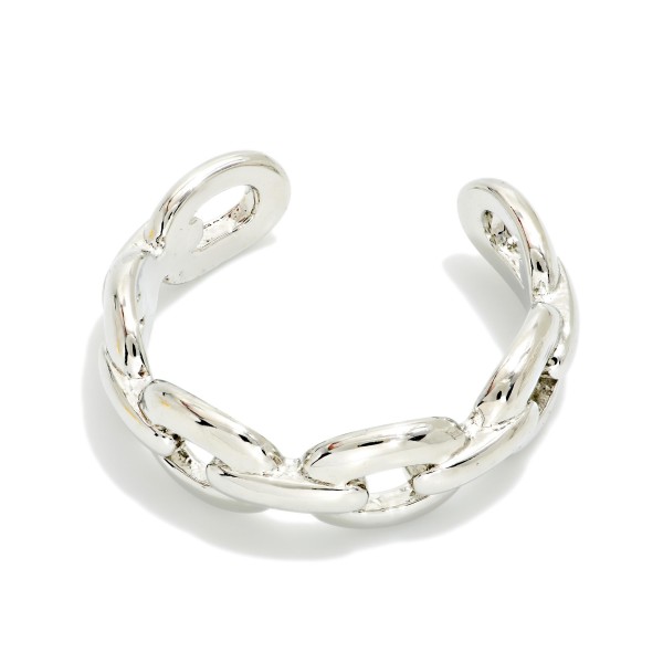 Metal Tone Chain Link Ring 

- Gold Dipped
- Size 7 