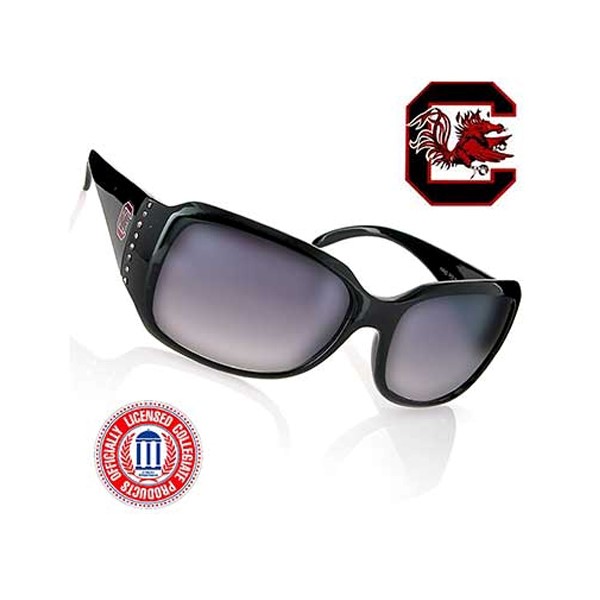 Wholesale black Fashion Frame Sunglasses Faux Jewels University South Carolina L