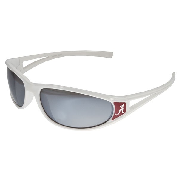 Wholesale officially licensed white sunglasses Crimson Alabama logo