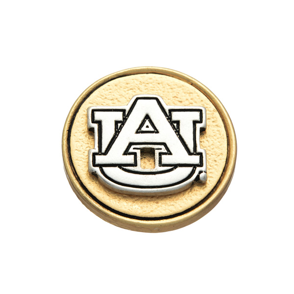 Wholesale matte two officially licensed Auburn University snap charm Snap jewelr