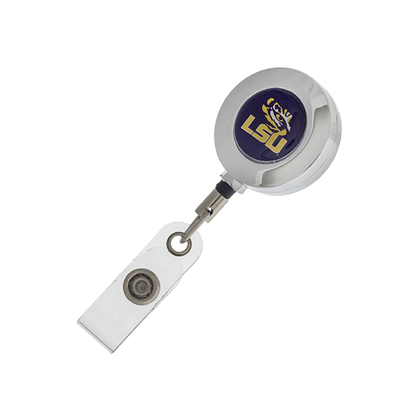 Wholesale officially licensed LSU ID badge holder retractable reel
