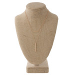 Wholesale dainty layered necklace bar pendant
