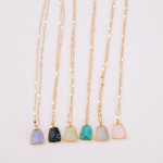 Wholesale semi precious pendant necklace Pendant extender