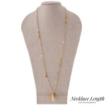 Wholesale long multi semi precious beaded tassel necklace star pearl accents L e