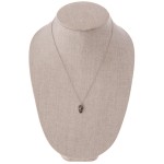 Wholesale silver genuine abalone leaf pendant necklace Pendant extender