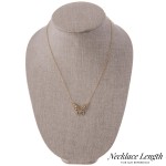 Wholesale rhinestone butterfly pendant necklace Pendant L extender