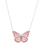 Wholesale cut out butterfly pendant necklace Pendant L extender