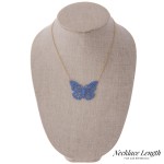 Wholesale cut out butterfly pendant necklace Pendant L extender