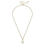 Wholesale ivory Freshwater Pearl Necklace Pearl mm L overall extender