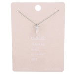 Wholesale dainty Cross Lucky Charm Necklace Cross Pendant cm L Adjustable Extend