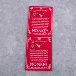 Wholesale gold dipped Chinese Zodiac Cubic Zirconia Monkey pendant necklace chil