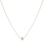 Wholesale gold Dipped Pearl Collar Necklace Pearl mm Long Adjustable Extender