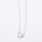 Wholesale rhinestone Carabiner Butterfly Necklace Pendant L Adjustable Extender