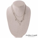 Wholesale star Layered Necklace Shortest Layer L overall Adjustable Extender