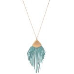 Wholesale long Necklace Faux Leather Tassel Pendant Pendant L L Adjustable Exten