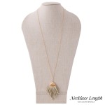 Wholesale long Necklace Faux Leather Tassel Pendant Pendant L L Adjustable Exten