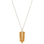 Wholesale long Necklace Crystal Leaf Pendant Gold Pendant Long Adjustable Extend