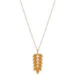 Wholesale long Necklace Crystal Leaf Pendant Gold Pendant Long Adjustable Extend