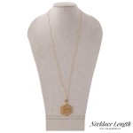 Wholesale beaded Hexagon Pendant Necklace Pendant L Adjustable Extender