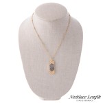 Wholesale semi Precious Chevron Arrow Pendant Necklace Gold Pendant L Adjustable