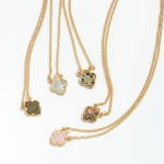 Wholesale natural Stone Moroccan Pendant Necklace Gold Pendant mm Adjustable Ext