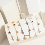 Wholesale celestial Charm Necklace Evil Eye Accents Extender