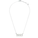 Wholesale birth Year Necklace White Gold Dipped Adjustable Lengths