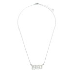 Wholesale birth Year Necklace White Gold Dipped Adjustable Lengths