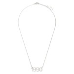 White Gold Dipped 1990 Birth Year Necklace Featuring CZ Accents.

- White Gold Dipped
- Adjustable Lengths: 15.5", 16.5", and 17.5"