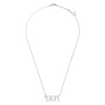 White Gold Dipped 1991 Birth Year Necklace Featuring CZ Accents.

- White Gold Dipped
- Adjustable Lengths: 15.5", 16.5", and 17.5"