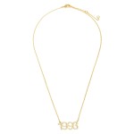 Gold Dipped 1993 Birth Year Necklace Featuring CZ Accents.

- Gold Dipped
- Adjustable Lengths: 15.5", 16.5", and 17.5"