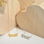 Gold Dipped 1998 Birth Year Necklace Featuring CZ Accents.

- Gold Dipped
- Adjustable Lengths: 15.5", 16.5", and 17.5"