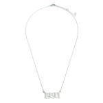 Wholesale birth Year Necklace White Gold Dipped Adjustable Lengths