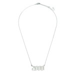 2000 Birth Year Necklace.

- White Gold Dipped
- Adjustable Lengths: 15.5", 16.5", and 17.5"