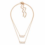 Wholesale matching Mother Daughter Chain Link Necklace Set Mama Mini Charms Kid