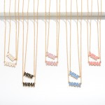 Wholesale matching Mother Daughter Chain Link Necklace Set Mama Mini Charms Kid