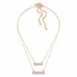 Wholesale matching Mother Daughter Chain Link Necklace Set Mama Mini Charms Kid