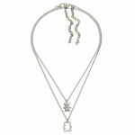 Wholesale matching Mother Daughter Chain Link Necklace Set Mama Baby Bear Charms