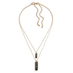 Wholesale matching Mother Daughter Chain Link Necklace Set Mama Mini Black Woode