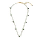 Wholesale translucent Beaded Necklace Beaded Fruit Accents Long Extender Long