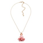 Wholesale kids Gold Bubble Necklace Princess Charm L Extender L