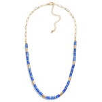 Wholesale chain Necklace Heishi Beads Chain Chain Extender L