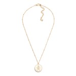 Wholesale chain Link Necklace Enamel Gingerbread Man Pendant L Extender L