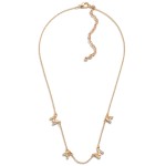 Wholesale multitone Enamel Spaced MAMA Letter Chain Link Necklace L Extender