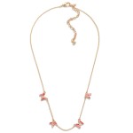 Wholesale multitone Enamel Spaced MAMA Letter Chain Link Necklace L Extender