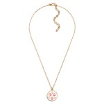 Chain Link Necklace Featuring Enamel Paw Prints Pendant

- Approximately 16" L
- Extender 3" L